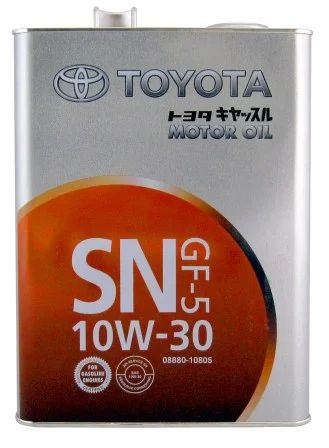 Лот: 4562504. Фото: 1. Toyota 10W30 10W-30 SN 4L. Масла, жидкости