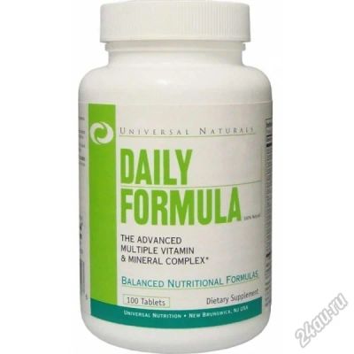 Лот: 5729441. Фото: 1. Daily Formula 100tab Universal. Спортивное питание, витамины