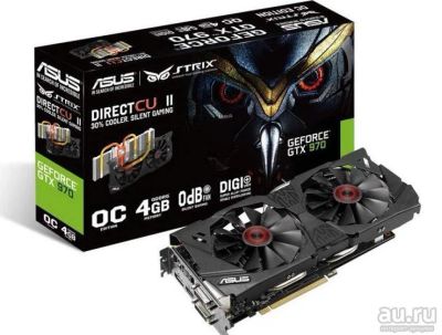 Лот: 9230792. Фото: 1. Видеокарта ASUS GeForce GTX 970... Видеокарты