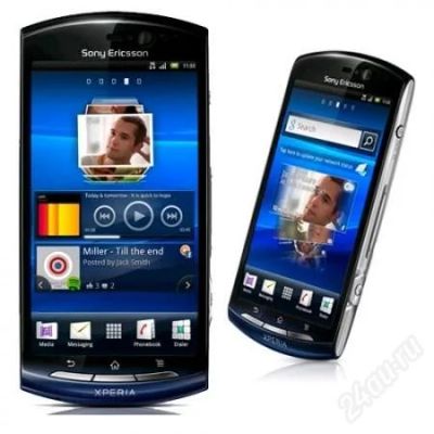 Лот: 2191553. Фото: 1. Sony Ericsson Xperia Neo V (синий... Смартфоны