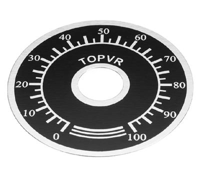 Лот: 20990213. Фото: 1. Шкала для потенциометра 0-100... Резисторы