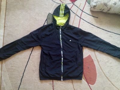 Лот: 5059067. Фото: 1. Олимпийка Adidas Двухсторонняя... Другое (спортивная одежда)