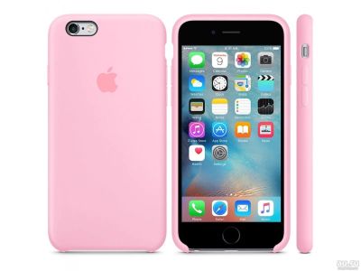 Лот: 13866096. Фото: 1. iPhone 6 Silicone Case Pink. Чехлы, бамперы