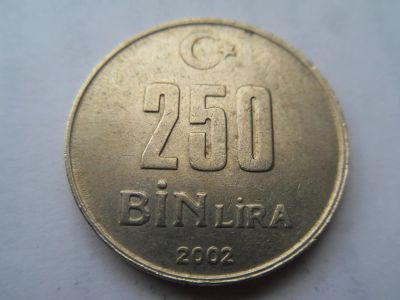 Лот: 5369530. Фото: 1. Турция 250.000 лир, 2002. Ближний восток