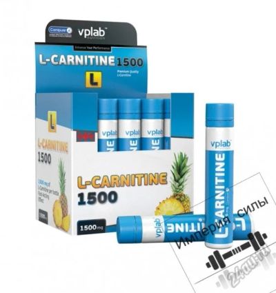 Лот: 5604735. Фото: 1. VP Lab L-Carnitine 25мл. / 1500мг... Спортивное питание, витамины