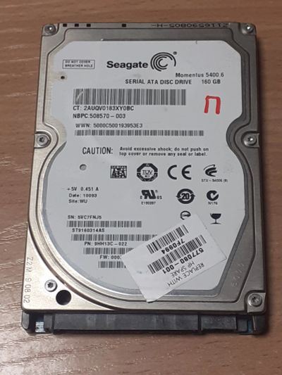 Лот: 21061363. Фото: 1. HDD жесткий диск для ноутбука... Жёсткие диски (HDD)