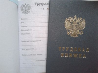 Лот: 10712463. Фото: 1. Трудовая книжка ТК (2004/2005). Другое (компьютеры, оргтехника, канцтовары)