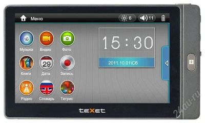 Лот: 2559231. Фото: 1. mp4 плеер(сенсорный экран) texet... Плееры