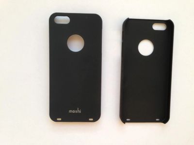 Лот: 3967441. Фото: 1. Чехол Moshi iphone 5, 5s черный. Чехлы, бамперы
