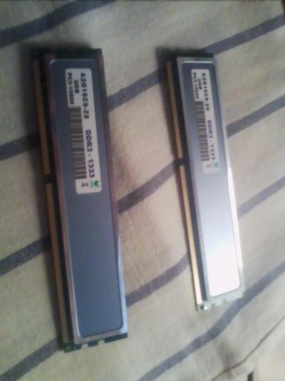 Лот: 3755768. Фото: 1. 4gb(2*2gb) ddr3 PC3-10600, 1333... Оперативная память
