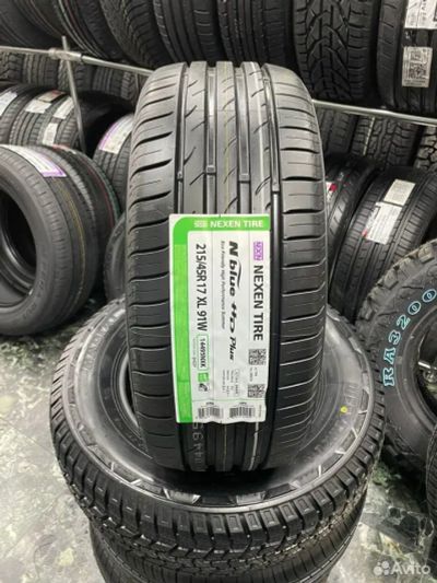 Лот: 20010390. Фото: 1. шины 215/45 R17 Nexen N'Blue HD... Шины