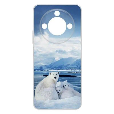 Лот: 25086788. Фото: 1. Чехол Krutoff Clear Case "Полярные... Чехлы, бамперы