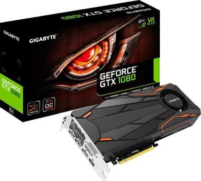 Лот: 12679755. Фото: 1. Видеокарта Gigabyte GTX 1080 8Gb. Видеокарты
