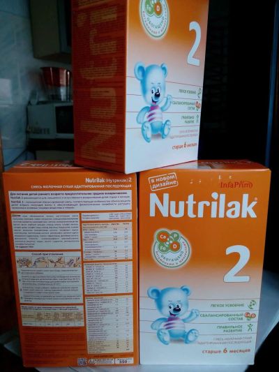 Лот: 7834550. Фото: 1. Смесь молочная Nutrilak 2 с 6... Детское питание