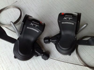 Лот: 2760134. Фото: 1. Манетки переключения Shimano XT... Запчасти
