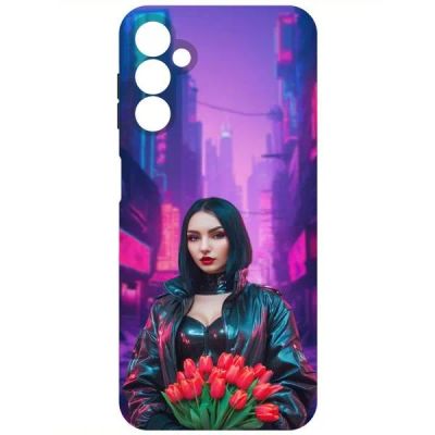 Лот: 25134828. Фото: 1. Чехол Krutoff Soft Case "Киберпанк... Чехлы, бамперы