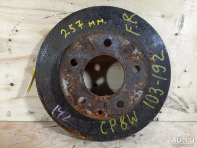 Лот: 18542525. Фото: 1. Тормозной диск Mazda Premacy CP8W... Тормозная система