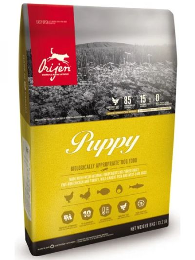 Лот: 11025247. Фото: 1. Корм Orijen Puppy для щенков мелких... Корма