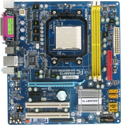 Лот: 16201163. Фото: 1. Материнская плата Gigabyte GA-M61PME-S2P... Материнские платы