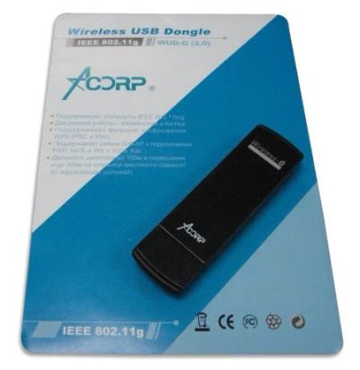 Лот: 3934104. Фото: 1. Acorp WUD-G Wi-Fi адаптер Новая... WiFi, Bluetooth адаптеры