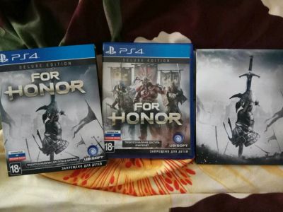 Лот: 9669408. Фото: 1. Ps4 for honor deluxe edition. Игры для консолей