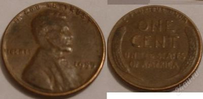Лот: 13110. Фото: 1. 1 цент США 1955года(и другие года... Америка