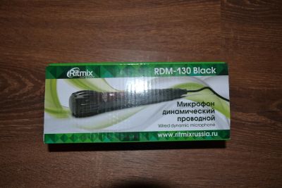 Лот: 20870433. Фото: 1. Микрофон Ritmix для микшера. Микрофоны