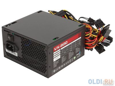 Лот: 9729434. Фото: 1. Блок питания AeroCool VX800 800W... Корпуса, блоки питания