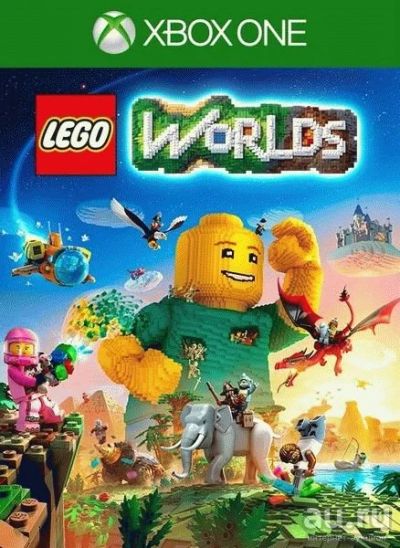 Лот: 13350651. Фото: 1. LEGO Worlds [Xbox One, русская... Игры для консолей
