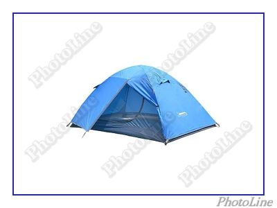 Лот: 16841269. Фото: 1. Легкая двуслойная 2х-местная палатка... Палатки, тенты