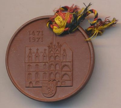 Лот: 17105185. Фото: 1. Германия ГДР 1971 Медаль Альбрехтсбург... Памятные медали
