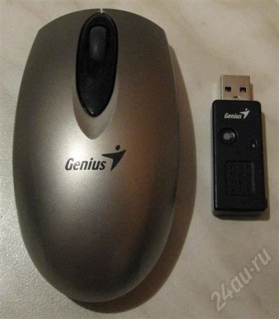 Лот: 290114. Фото: 1. Беспроводная мышь Genius SlimStar... Клавиатуры и мыши