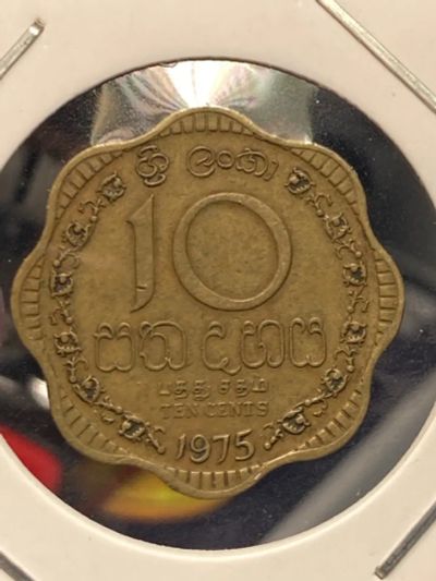 Лот: 19526165. Фото: 1. Шри-Ланка 10 центов, 1978. Азия