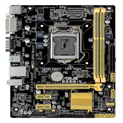 Лот: 11399629. Фото: 1. MB ASUS B85M-G Б/У . Гарантия... Материнские платы