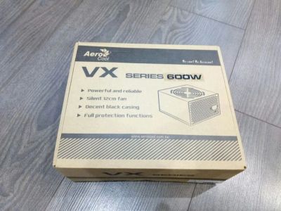 Лот: 11850925. Фото: 1. Блок питания Aerocool VX 600W. Корпуса, блоки питания