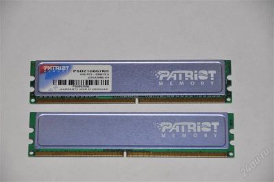 Лот: 2526536. Фото: 1. Patriot DDR2 PC2-5300 (DDR2 667... Оперативная память