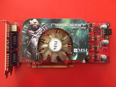 Лот: 9626346. Фото: 1. Видеокарта MSI GeForce 9800GT... Видеокарты