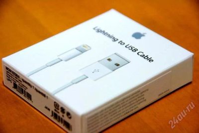 Лот: 2494906. Фото: 1. LIGHTNING TO USB CABLE model MD818ZM... Дата-кабели, переходники