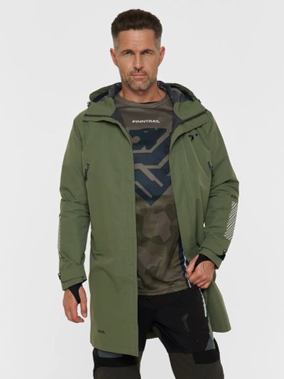 Лот: 25555632. Фото: 1. Плащ FINNTRAIL DryСoat, Зеленый. Другое (спортивная одежда)