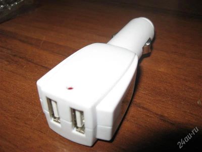 Лот: 2964712. Фото: 1. автомобильная зарядка с USB-выходом. Зарядные устройства, блоки питания, адаптеры сетевые для смартфонов