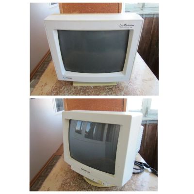 Лот: 15214078. Фото: 1. Мониторы Funai, Packard Bell... ЭЛТ-мониторы