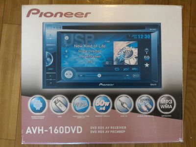 Лот: 7558661. Фото: 1. Автомагнитола Pioneer AVH-160DVD. Автомагнитолы