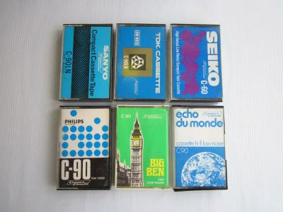 Лот: 16274614. Фото: 1. Аудиокассеты Sanyo, Seiko, TDK... Аудиозаписи