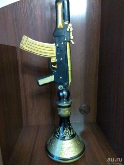 Лот: 12990750. Фото: 1. Кальян в форме АК-47. Аксессуары и запчасти для кальянов
