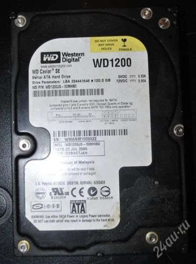 Лот: 2611833. Фото: 1. Western Digital WD1200. Жёсткие диски (HDD)