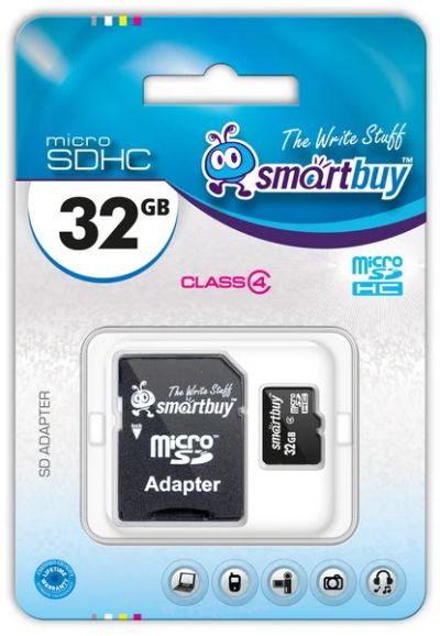 Лот: 3601368. Фото: 1. Новая Карта памяти microSDHC 32Gb... Карты памяти