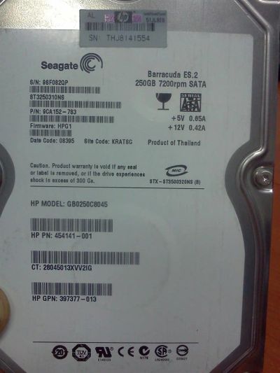 Лот: 3752041. Фото: 1. винчестер seagate barracuda 250gb. Жёсткие диски (HDD)