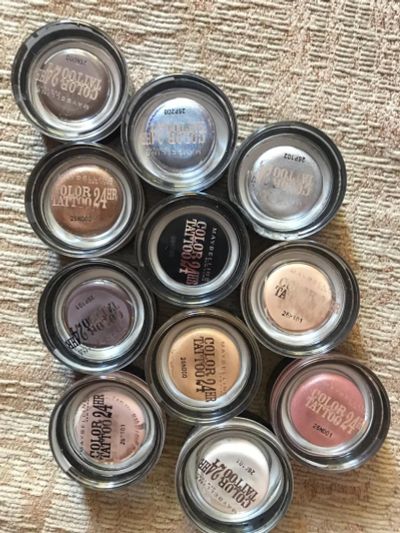 Лот: 13712565. Фото: 1. Maybelline тени для век новые... Макияж