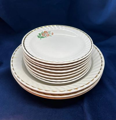 Лот: 25338763. Фото: 1. 🍽 Комплект столовой посуды: 3... Фарфор, керамика