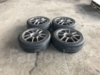 Лот: 14938042. Фото: 1. Work emotion cr-Kai 5*100 Subaru... Шины на дисках